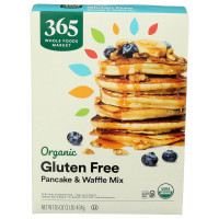 365 by Whole Foods Market, Pancake And Waffle Mix Gluten Free Organic Gluten-Free, 16 Ounce