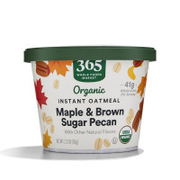 365 by Whole Foods Market, Organic Instant Oatmeal, Apple Cinnamon Chia, 2.1 Ounce