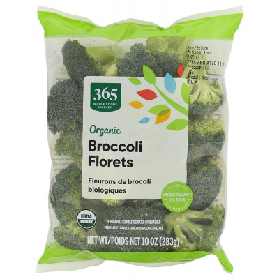 365 by Whole Foods Market, Organic Broccoli Florets, 10 Ounce
