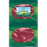 Verde Farms Organic 100% Grass-Fed Perfect Portion Sirloin Steaks, 12 oz