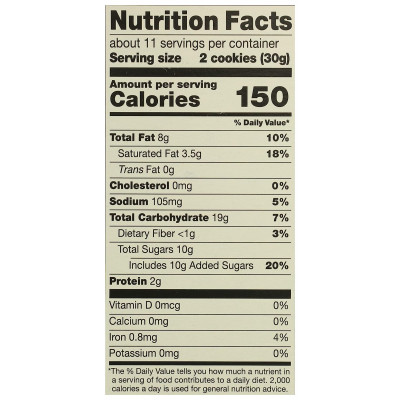 365 by Whole Foods Market, Organic Chocolate Chip Cookies, 12 Ounce