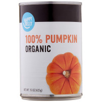 Amazon Brand – Happy Belly Organic 100% Pumpkin, 15 Ounces