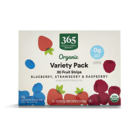 365 by Whole Foods Market, Organic Variety Fruit Strips, 0.63 Ounce