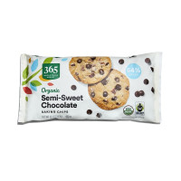 365 by Whole Foods Market, Organic Semi Sweet Chocolate Chips, 10 Ounce