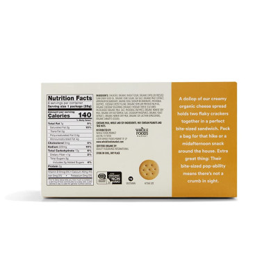 365 by Whole Foods Market, Organic Mini Cheese Sandwich Crackers, 7.5 Ounce