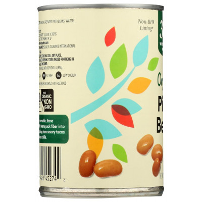 365 by Whole Foods Market, Organic Pinto Beans, 15.5 Ounce