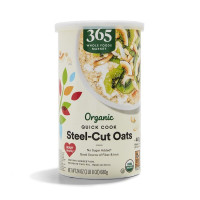 365 by Whole Foods Market, Organic Quick Cook Steel Cut Oats, 24 Ounce