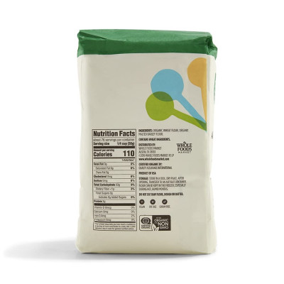 365 by Whole Foods Market, Organic All Purpose Flour, 80 Ounce