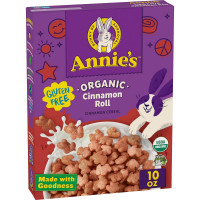 Annie's Organic Cinnamon Roll Cereal, USDA Certified Organic Breakfast Cereal, 10 oz.