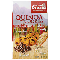 Andean Dream Chocolate Chip Quinoa Cookies, Gluten Free, 7 oz