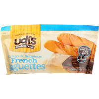 Udis Baguette Gluten Free French, 8.4 oz (frozen)