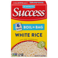 Success Boil-in-Bag Rice, White Rice, Quick and Easy Rice Meals, 21-Ounce Box