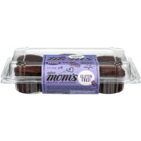 Abe's, Mom's Gluten Free & Vegan Double Chocolate Mini Muffins, 6 Pack