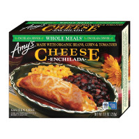 Amy's Frozen Meals, Cheese Enchilada, Made With Organic Black Beans and Corn, Gluten Free Microwave Meals, 9 Oz