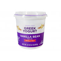 Vanilla Bean Whole Milk Greek Yogurt 32Oz