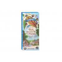 Organic Dark Chocolate Bar with Almonds 3.51 Oz