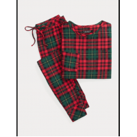 Plaid Jersey Jogger Pajama Set