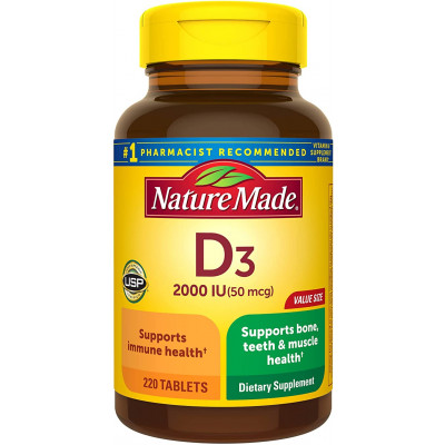 Nature Made Vitamin D3 2000 IU (50 mcg) Tablet